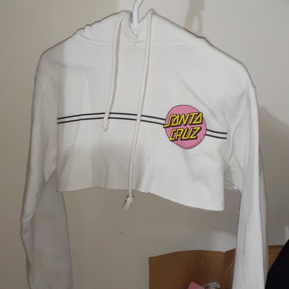 Cropped santa Cruz hoodie